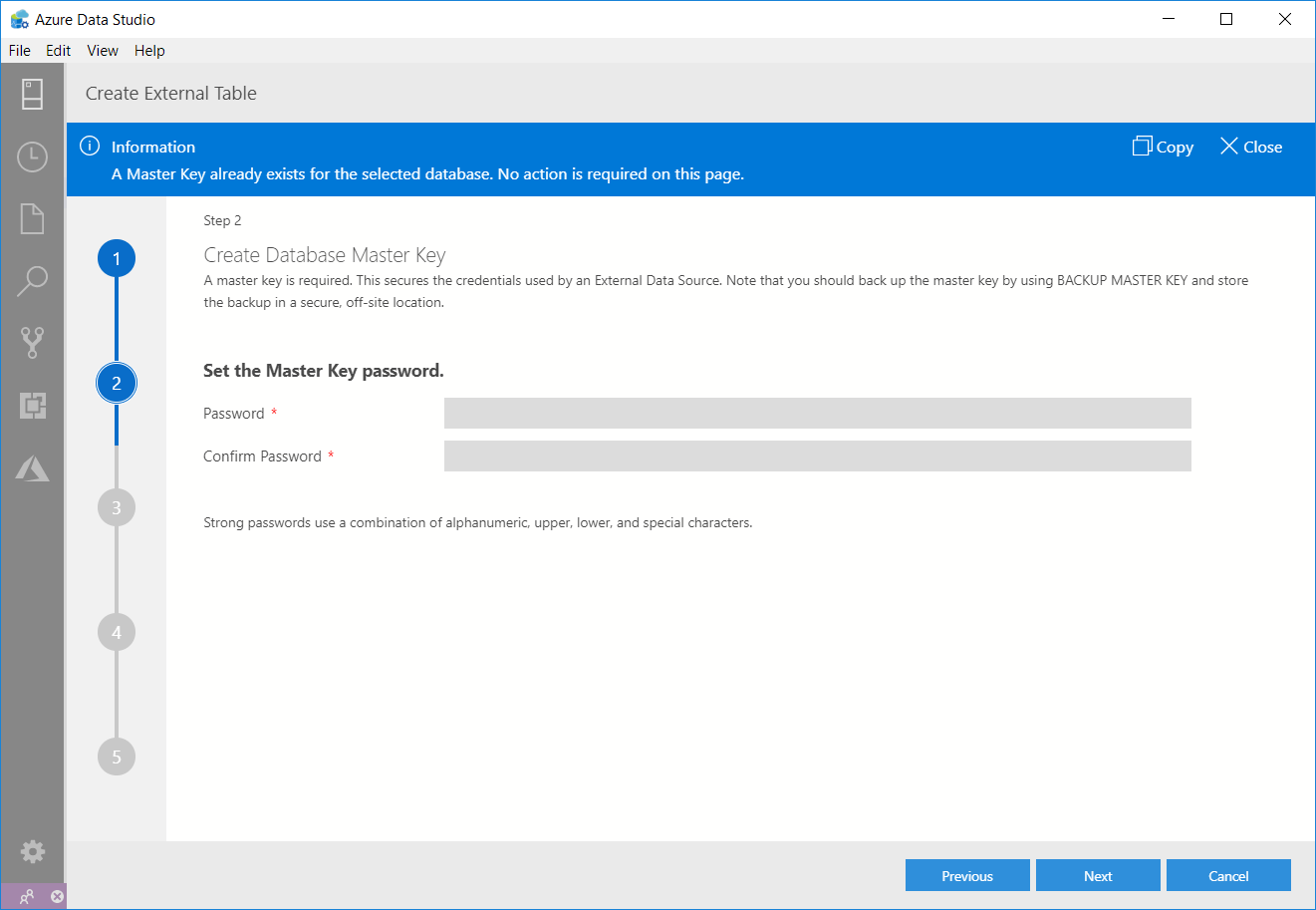 Sql 2019 key. Azure data Studio. External Table. View all.