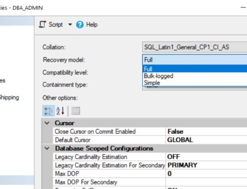 SQL Script to Set all User Databases to Simple Recovery Model